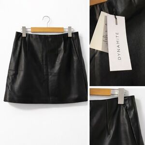 🖤 Dynamite Faux Leather Mini Skirt – NWT